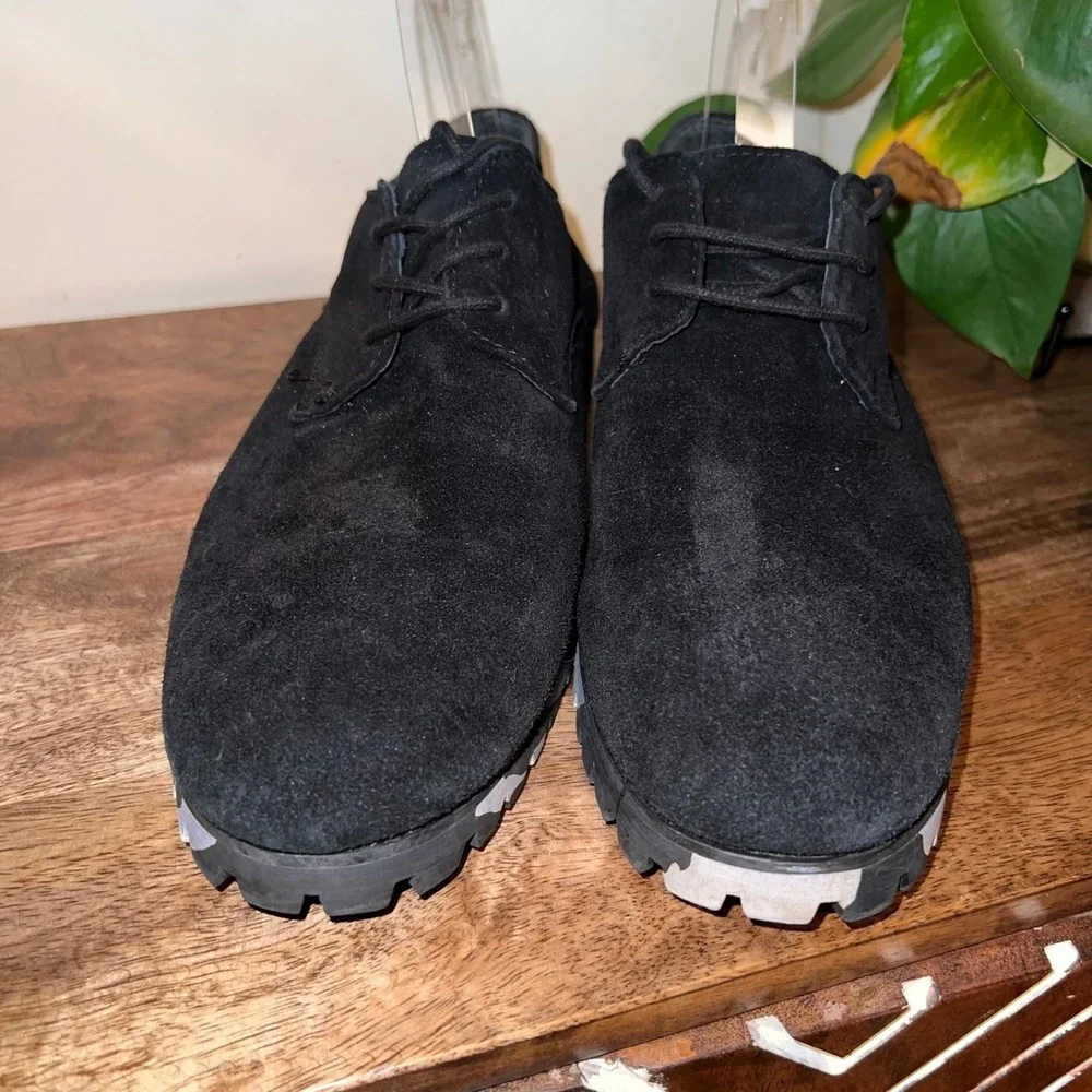 Timberland Mens 42/9 Black Suede Chukka Boots Lug Sole Size‎ 9